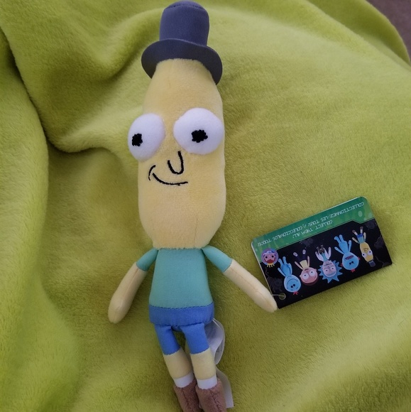 rick and morty mr poopybutthole plush